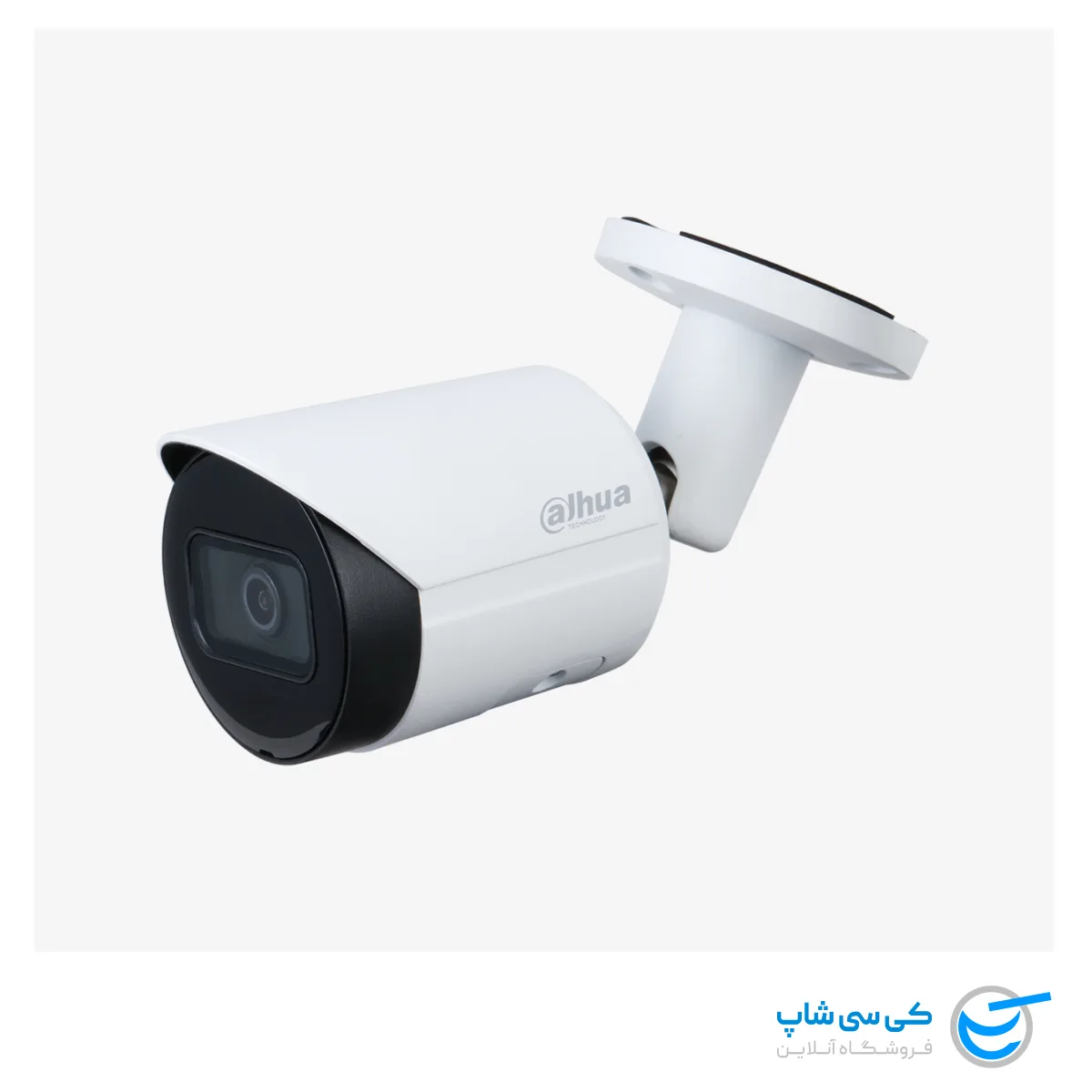 تصویر از نمای سمت راست و روبه‌روی دوربین مداربسته داهوا مدل 2431E-S-S2