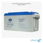 تصویر باتری 12 ولت 65 آمپر ایبیزا ویتنام از نمای 2 بعدی روبرو و سمت چپ (2)