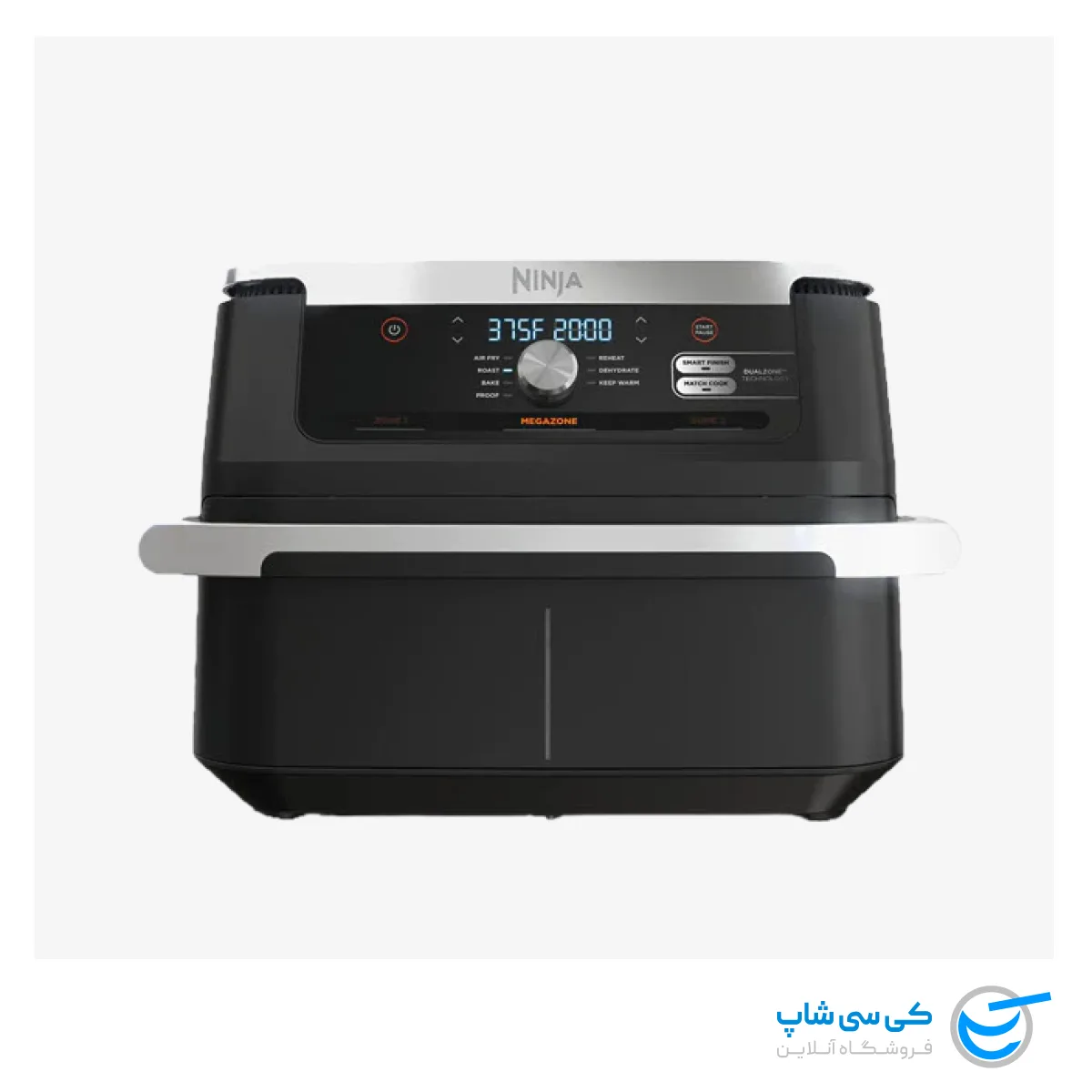 تصویر سرخ کن بدون روغن دوقلو نینجا مدل af500 از نمای روبرو