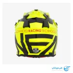 تصویر کلاه کاسکت موتور کراس اونیل سری 2 طرح Slick رنگ زرد نئون و مشکی