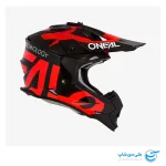 تصویر کلاه کاسکت موتور کراس اونیل سری 2 طرح Slick رنگ نارنجی و مشکی