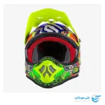 تصویر کلاه موتور کراس برند اونیل سری ۳ مدل کرانک رنگ زرد نئون (کلاه اونیل چند رنگ)