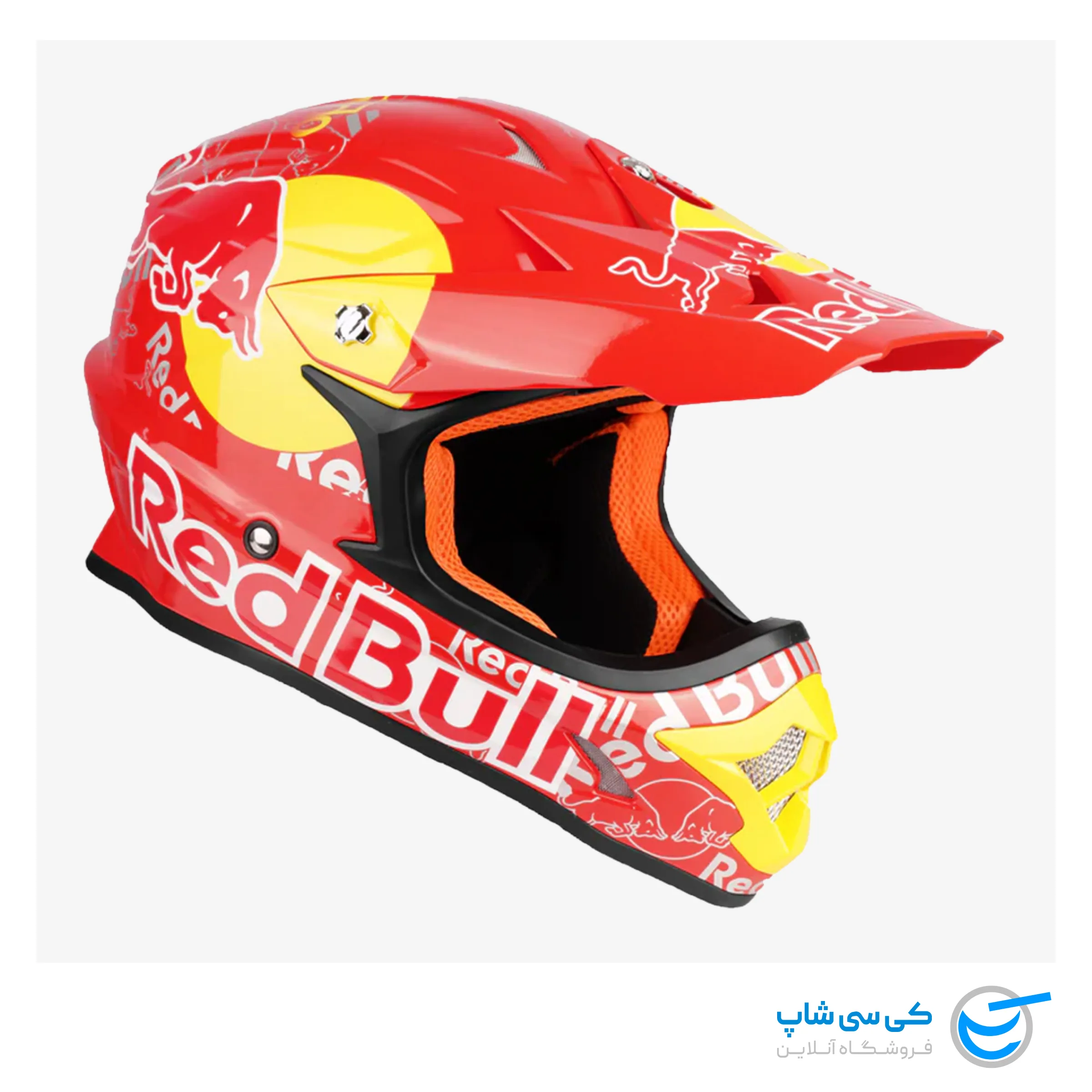 motocross-helmet-oneal-3series-redbull-red-2D-front-right-view تصویر کلاه کاسکت موتور کراس اونیل سری 3 گرافیک ردبول رنگ قرمز