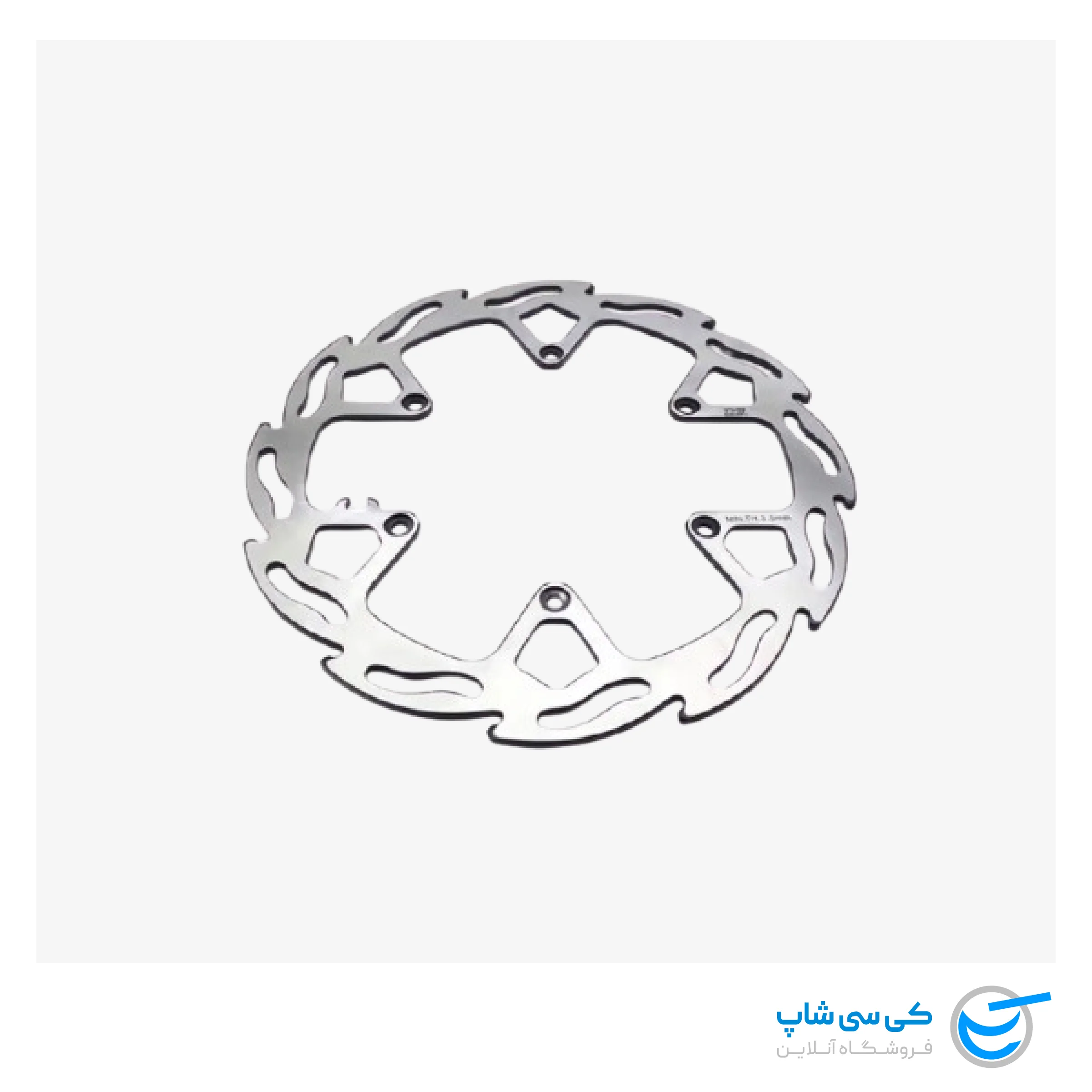 aj1-ktm-mx-front-brake-disc-kfbd01 دیسک ترمز جلو موتور کراس KTM برند AJ1 مدل V5 طرح گلبرگی - Image 1