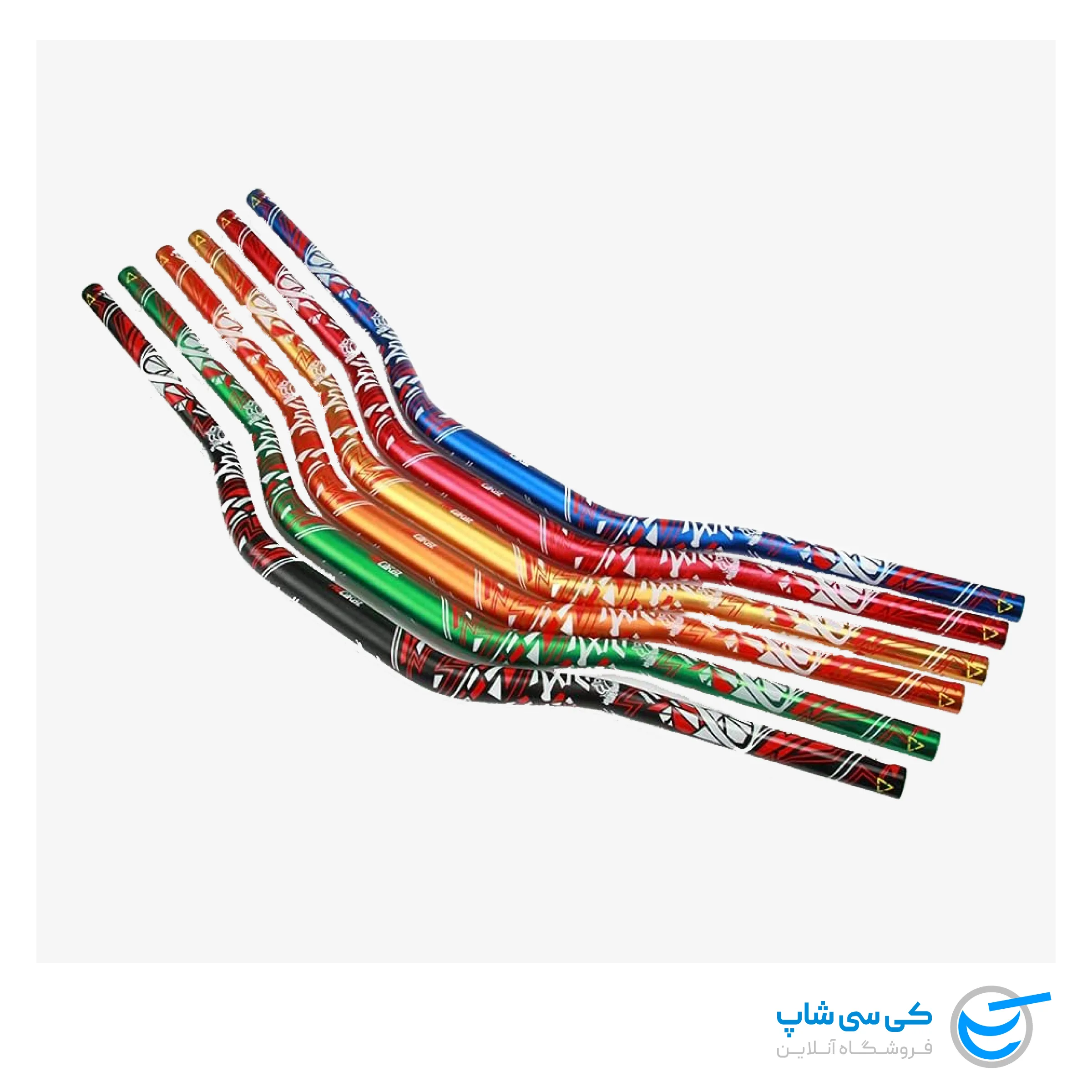 universal-mx-aluminum-handlebar-uhb02 فرمان موتور کراس طرح هندسی 1-1/8 اینچ - Image 1